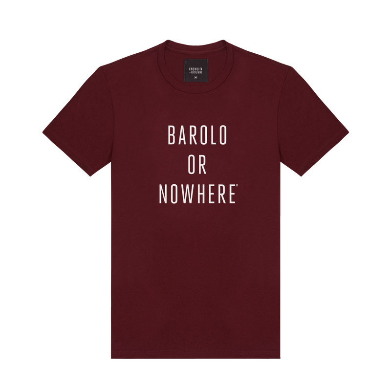 Knowlita x Verve Wine Barolo Tee — Maroon