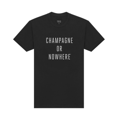 Knowlita x Verve Wine Champagne Tee — Black-Apparel-Verve Wine