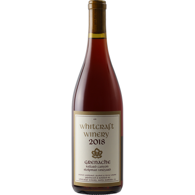 Whitcraft Winery Grenache 'Stolpman Vineyard' Santa Barbara County 2018-Wine-Verve Wine