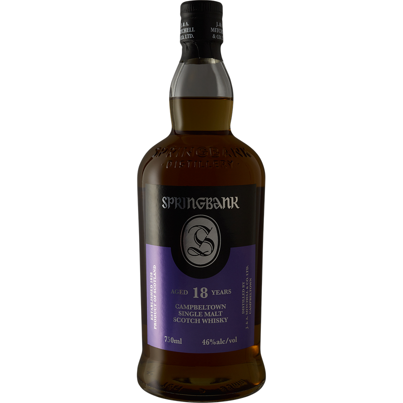 Springbank 18yr Campbeltown Single Malt Scotch Whisky