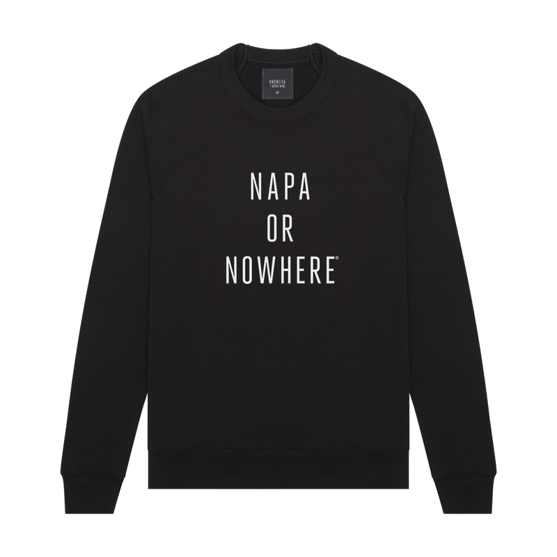 Knowlita x Verve Wine Napa Sweatshirt — Black