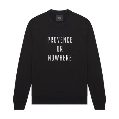 Knowlita x Verve Wine Provence Sweatshirt — Black-Apparel-Verve Wine